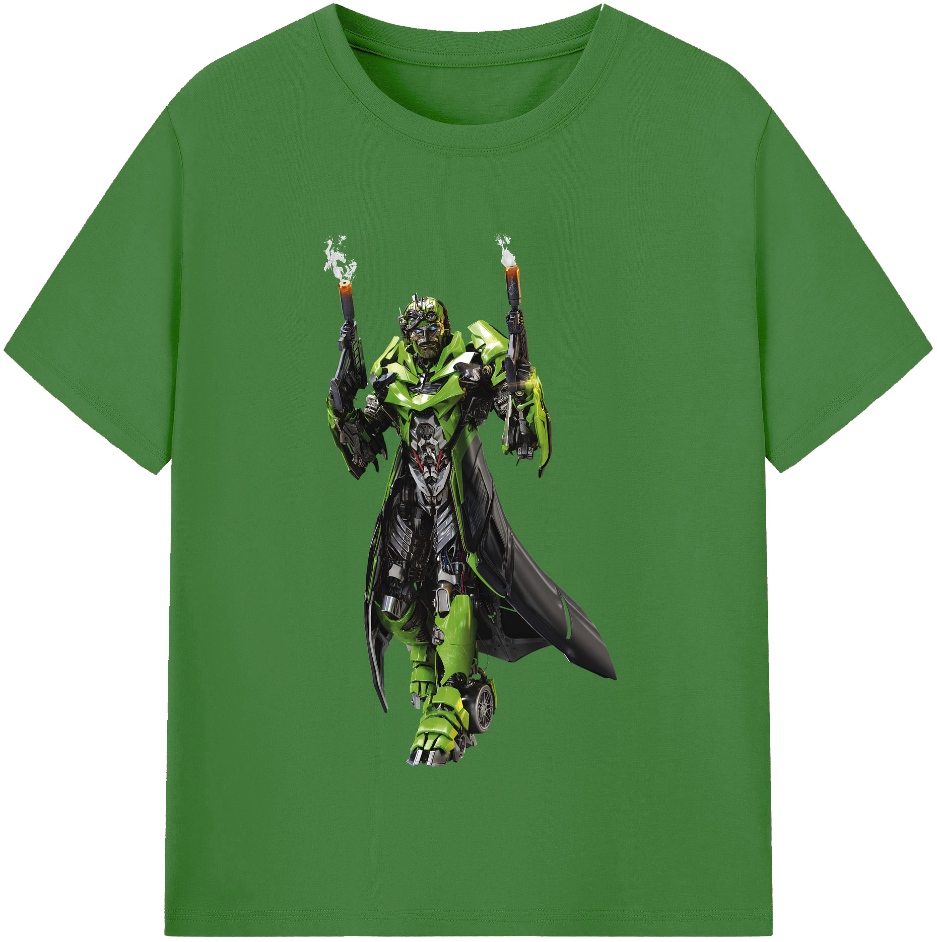 （画像用） Transformers トランスフォーマー レディースカジュアルプリントTシャツ（綿100％）